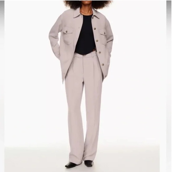 Aritzia Wilfred morado grey crepette jacket sz xxs worn once - Picture 11 of 14